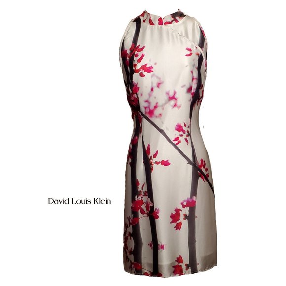 Cherry Blossom Cheongsam/Qipao Style Dress - Picture 2 of 16